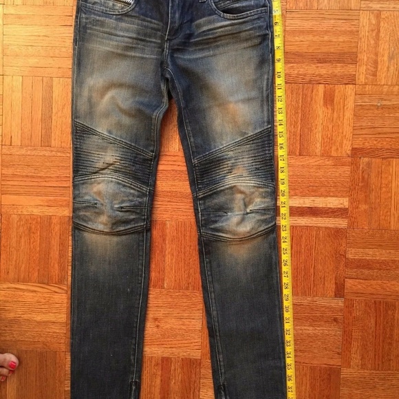 ROCKSTAR Jeans Size 27 Moto Punk - Picture 5 of 8